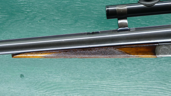 No. 220041 scoped Ernst Kerner mod. Luxus S/S Shotgun 16ga 2 3/4" with insert .22lr (5/22)